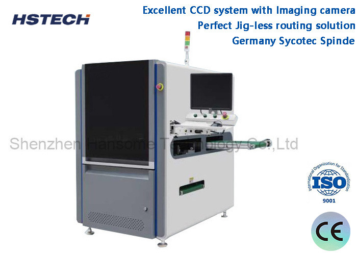 Alemania Sycotec Spinde Excelente sistema de CCD con cámara de imagen en línea PCBA Router Machine