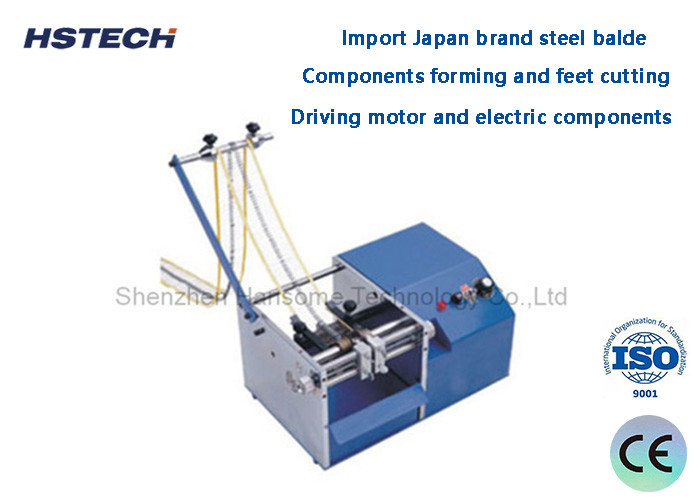 Alta calidad de acero importado de Japón Marca de acero cinta de balde paquete componentes axiales máquina de formación de plomo