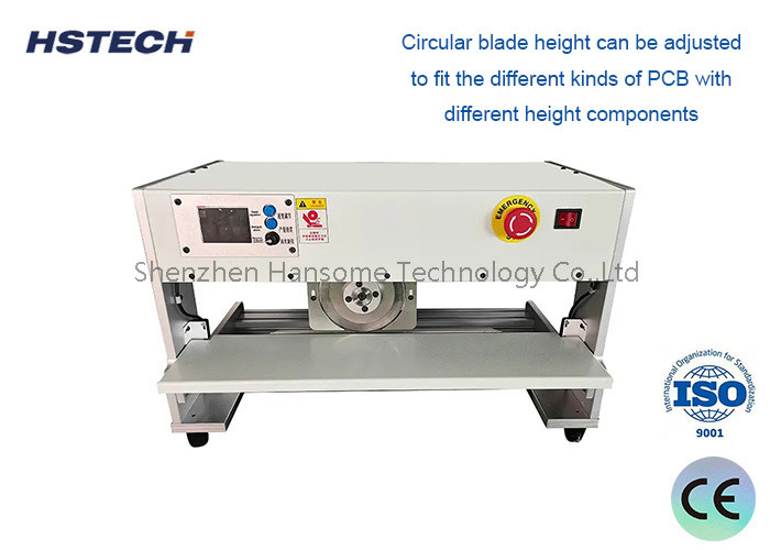 Equipo de eliminación de paneles de PCB de alta velocidad y baja tensión HS-300 para longitud de corte de 5-360 mm