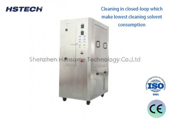Máquina de alta calidad SUS 304 de acero inoxidable 3 niveles Sistema de filtro Máquina de limpieza de plantillas SMT