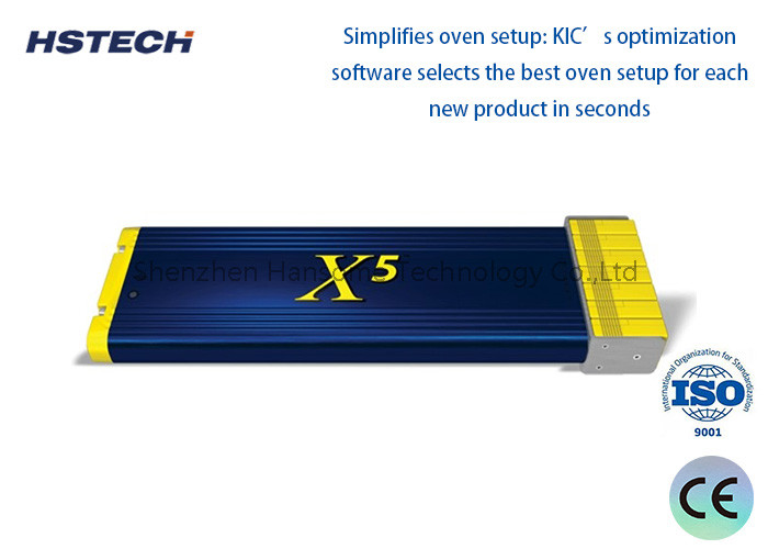 Perfil térmico KIC X5 de alto rendimiento de 7 canales tipo K con cable USB
