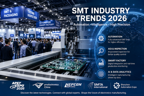Últimos blogs de la empresa sobre Tendencias de la Exposición Global SMT 2026: A Qué Deben Prestar Atención los Fabricantes de Electrónica