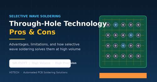 Últimos blogs de la empresa sobre Through-Hole Technology Pros and Cons: How Selective Wave Soldering Machine SW-450YT Wins