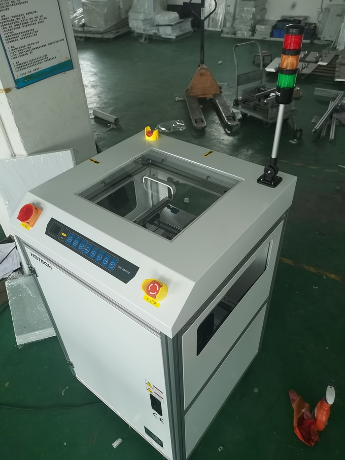 90° PCB Turn Conveyor Top Side Safety Cover for Easy Monitoring of PCB Handling Equipment 0