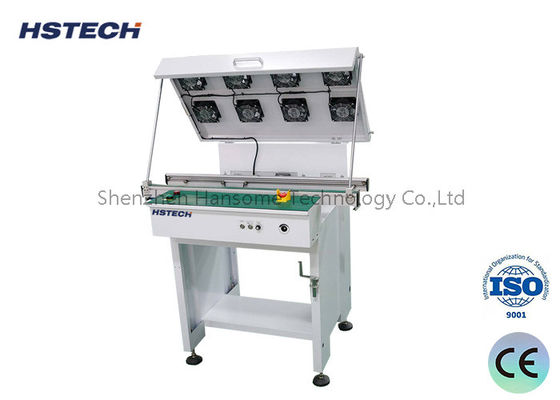 Un buen precio. Transporte Suave SMT Cinta Transportadora de Refrigeración con Torre de Ventiladores y Cinta Plana Antiestática en línea