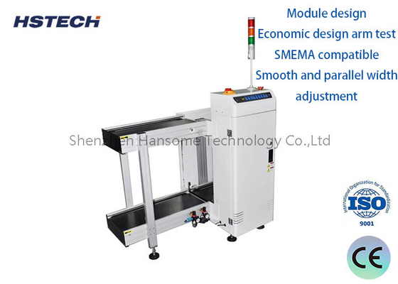 Un buen precio. Diseño robusto Máquina de manipulación de cargador de PCB de señal SMEMA con abrazaderas superior y inferior en línea