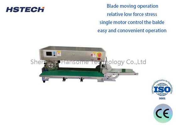 Un buen precio. Máquina de corte de separador de PCB de longitud ajustable de 400 mm con función de inducción en línea