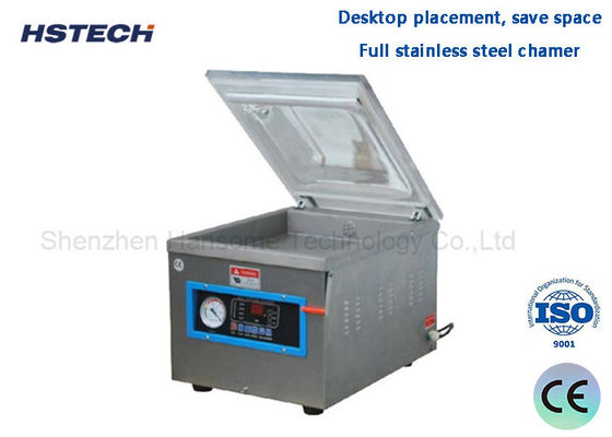 Un buen precio. Máquina de embalaje de vacío de cubierta transparente de acero inoxidable en línea