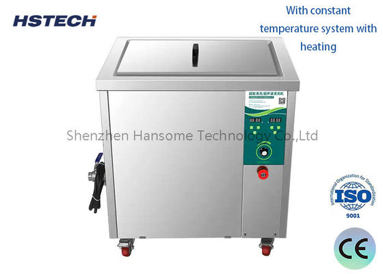 Un buen precio. Limpiador ultrasónico de acero inoxidable con sistema de temperatura constante en línea