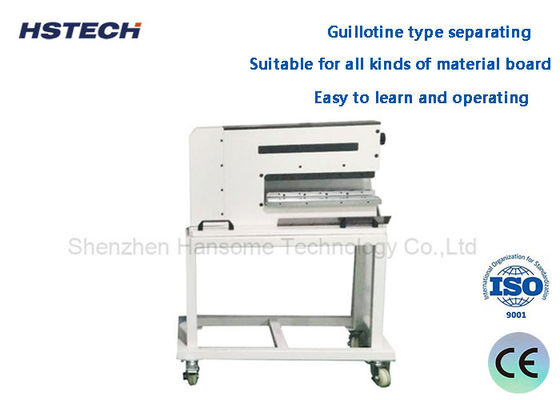 Un buen precio. Equipo de desinstalación de placas de PCB de aluminio FR4 Separador de cuchillas lineales con accionamiento neumático en línea
