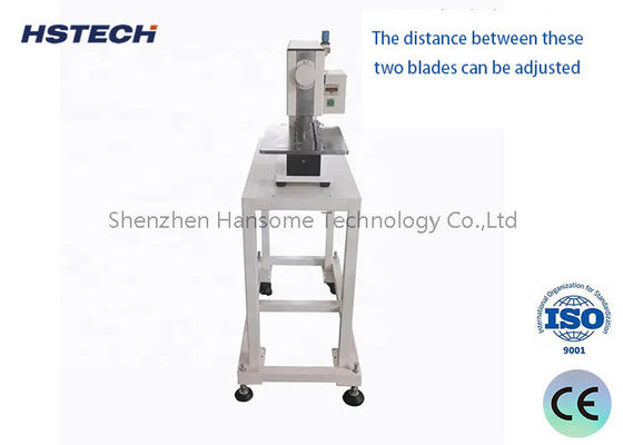 Un buen precio. Equipo de eliminación de paneles de PCB con distancia ajustable de las hojas con tensión de fuerza de corte ultra baja en línea
