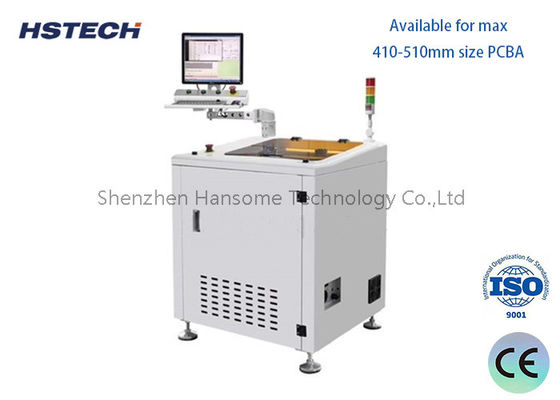 Un buen precio. 60000RPM Máquina de enrutador de despanelización de PCB con cuerpo de acero inoxidable y tamaño de trabajo de 50x50~410x460 mm para despanelización de PCBA en línea