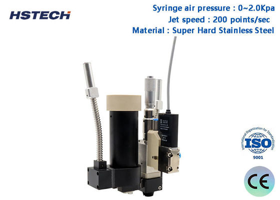 Un buen precio. Válvula de chorro PEEK 30CC PUR con calefacción de una sola etapa con control en línea