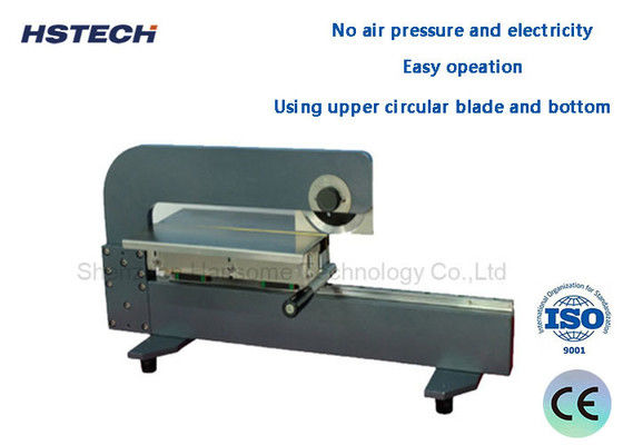 Un buen precio. Estructura rígida V corte de PCB despanelizador de bajo ruido manual empujar a mano separador de PCB HS-100 en línea