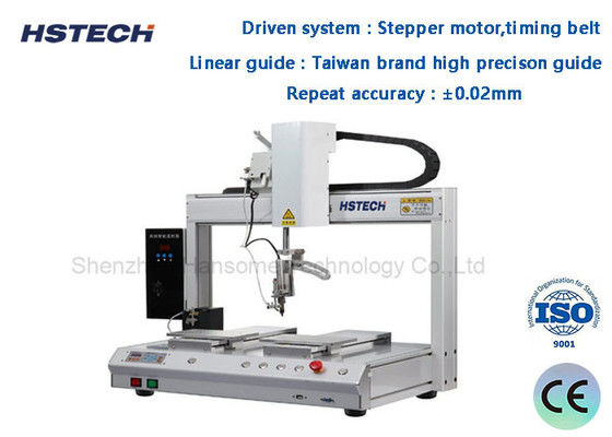 Un buen precio. Máquina de soldadura de robot de control de calefacción de 0,6 a 1,0 mm de alambre de soldadura compatible con 5 eje Máquina de soldadura automática HS-5331R en línea