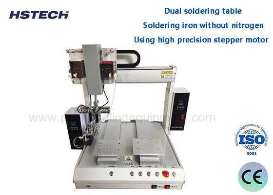 Un buen precio. Cuadro doble 2 de soldadura de hierro doble controlador de temperatura robot automático de soldadura HS-S331R en línea