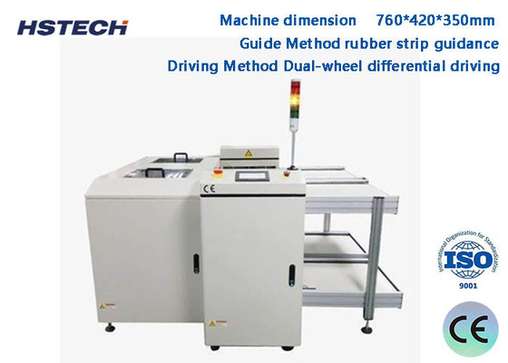 Un buen precio. DC24V Cargable con capacidad de carga de 100 kg Vehículos guiados automáticamente con banda de caucho HS-200A en línea