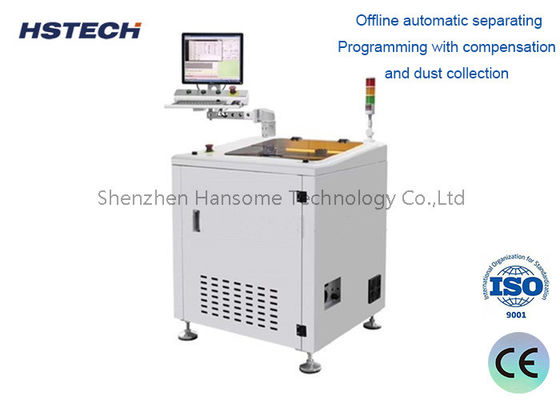 Un buen precio. Máquina enrutadora de despanelizado de PCB de plataforma única de 60000 RPM con cuerpo de acero inoxidable y tamaño de trabajo de 50x50 ~ 410x460 mm en línea