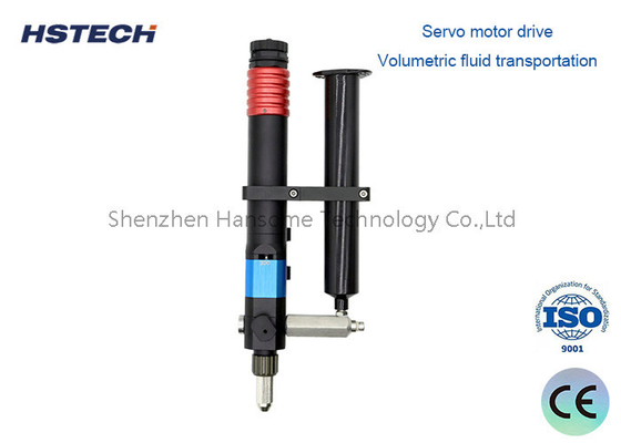 Un buen precio. Válvula de tornillo de tubo único para geles y fluidos de baja a alta viscosidad con servomotor en línea