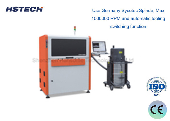Un buen precio. 100000 RPM Sistema de CCD de Eje en línea de PCB Depaneling Router Machine sin Jig en línea