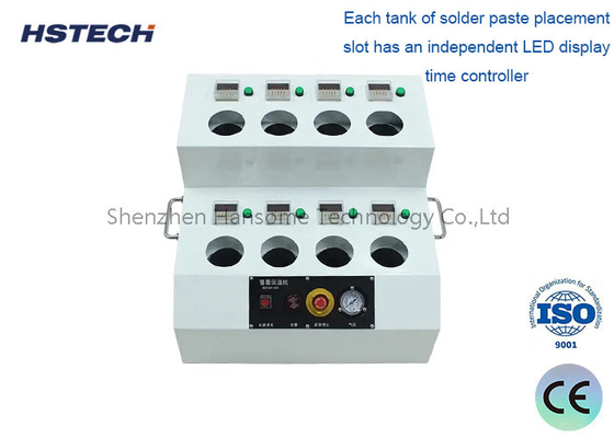 Un buen precio. Máquina de soldadura de pasta de piezas importadas con control automático de temperatura y temporizador en línea