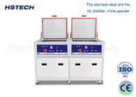 Limpiador ultrasónico de acero inoxidable con sistema de temperatura constante para equipos de limpieza SMT