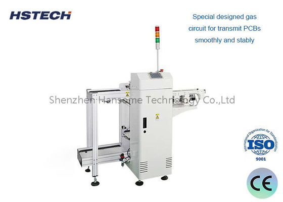 Un buen precio. L-R o R-L Descargador de PCB Equipo de manipulación automático de revistas de PCB con transportador de cinta en línea