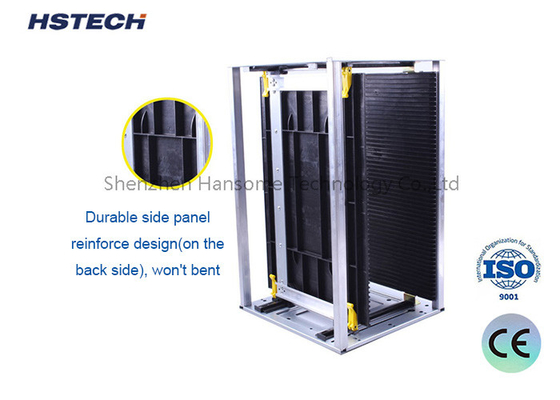 Un buen precio. Equipo de manipulación de PCB Estante de revistas ESD ajustable para el transporte simplificado de PCB en línea