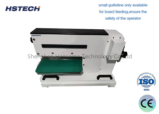 Un buen precio. Separador de PCB de tipo guillotina Separador de PCB de potencia neumática con 2 hojas de tipo guillotina lineal en línea
