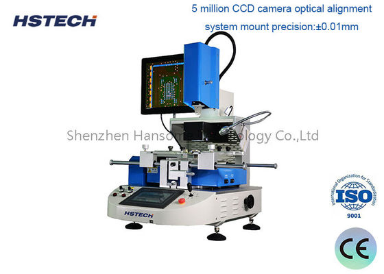 Un buen precio. Estación de reelaboración de pantalla táctil de alta velocidad BGA con motor paso a paso de 5 modos y sistema de alineación óptica a color CCD para una precisión de montaje de ± 0,01 mm en línea