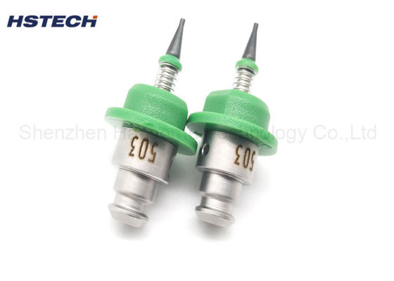 Un buen precio. La cabeza de resorte de base de tungsteno es una boquilla de metal, piezas de repuesto JUKI SMT 503 ensamblaje O 0.1/O 0.6 en línea