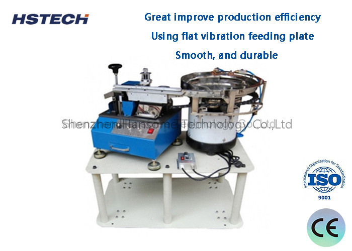 Gran mejora de la eficiencia de producción Placa de alimentación de vibración plana condensador automático suelto máquina de formación de plomo