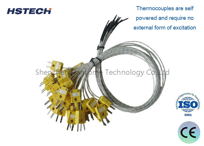 Termócouple con conector, 0-1000°C Temperatura de uso, cerámica/plástico