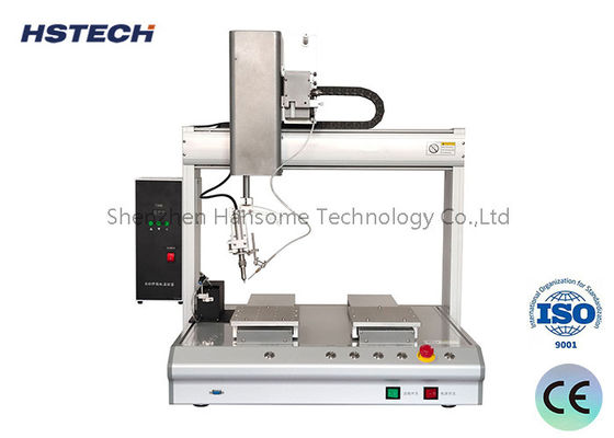 Robot automático de soldadura de doble punta con doble estación de trabajo