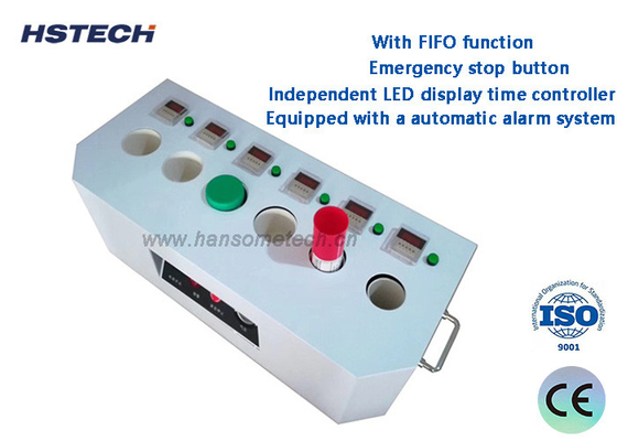 Un buen precio. Nueva máquina de descongelación de pasta de soldadura de tanques de 6 de trabajo con controlador de tiempo de pantalla LED y función FIFO en línea