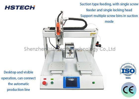Tipo de succión del interruptor fotoeléctrico de Omron Programación manual de pantalla táctil Máquina de bloqueo de conductor de tornillo único