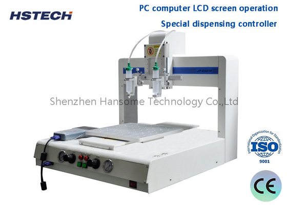 Un buen precio. Operador de pantalla LCD de ordenador de PC Controlador especial de distribución 4 Ejes Máquina de distribución de pegamento en línea