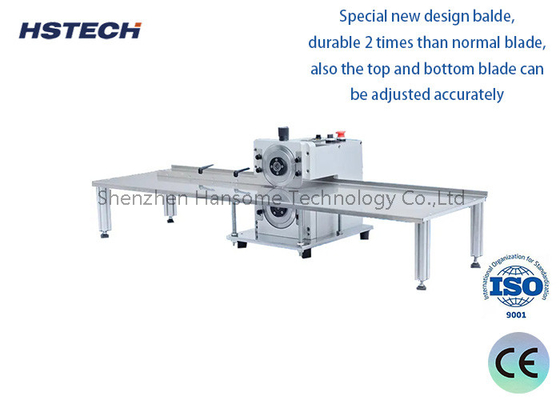 Un buen precio. Equipo de eliminación de paneles de PCB de cuchillas de alta precisión de 4 grupos para placas de aluminio y cobre de dureza en línea