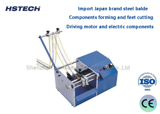Un buen precio. Alta calidad de acero importado de Japón Marca de acero cinta de balde paquete componentes axiales máquina de formación de plomo en línea