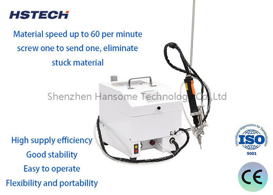 Máquina de apretamiento de tornillo de mano con sistema de alimentación automático de tornillo