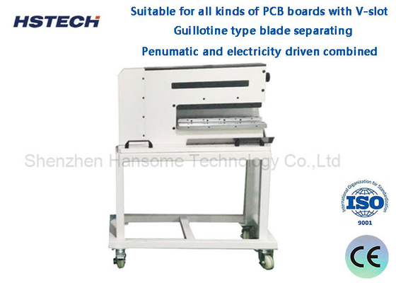 Un buen precio. Máquina de desinstalación de PCB de placa de aluminio gruesa de baja tensión de fuerza con ranura V de baja tensión de fuerza en línea