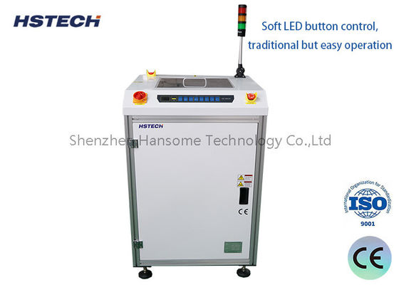 460 mm de ancho 90 grados del transportador de giro de PCB con cubierta transparente en la parte superior