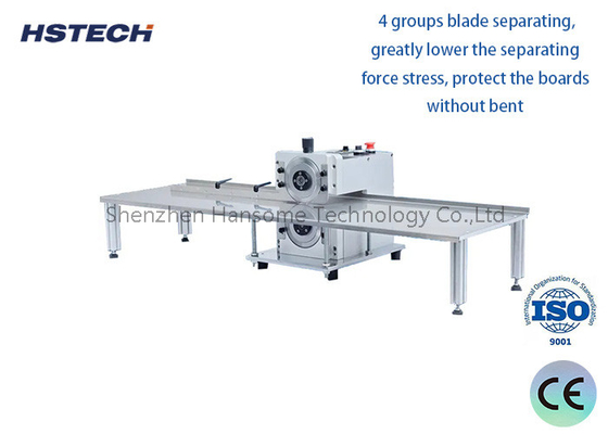 Un buen precio. 4 Grupos Equipo de corte por pasos de cuchilla para desinstalación de PCB con plataforma ajustable en línea