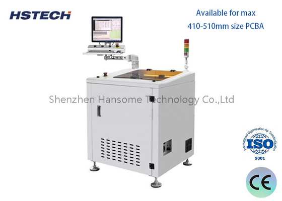 Un buen precio. AC380V, 50/60Hz, 3KW 50x50~410x460mm Máquina de separación de paneles de PCB AR-7 en línea