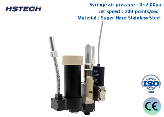 Un buen precio. Válvula de chorro PEEK 30CC PUR con calefacción de una sola etapa con control en línea