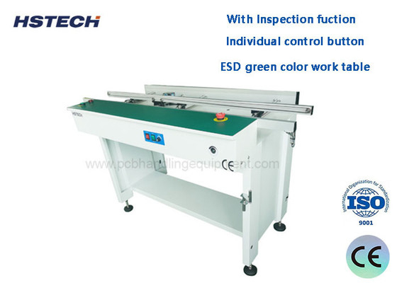 Un buen precio. Sensor enfermo 1500 mm longitud correa de ESD transportador de enlace de PCB con función de inspección botón de control individual HS-C1500 en línea