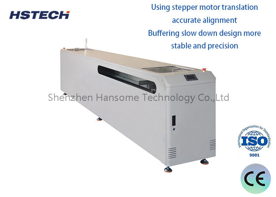 Un buen precio. Conveyor de transbordador de PCB, diseño de amortiguación lenta, compatible con SMEMA en línea
