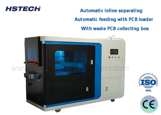 Un buen precio. Separación automática en línea Alimentación automática con cargador de PCB Separación de PCB en línea en V-Cut HS-F550 en línea