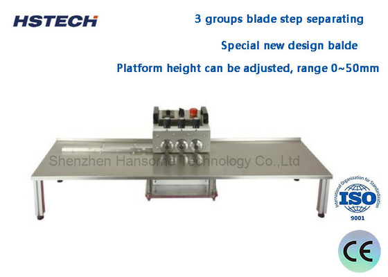Un buen precio. 3 Grupos Blade PCB Depanelizer Baja tensión de fuerza para luz de banda LED HS-F306 en línea