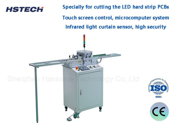 Un buen precio. Equipo de eliminación de paneles de PCB de alta seguridad especialmente para separador de luz de banda LED con control de pantalla táctil en línea